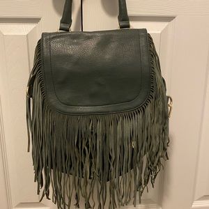 Olive saddle bag